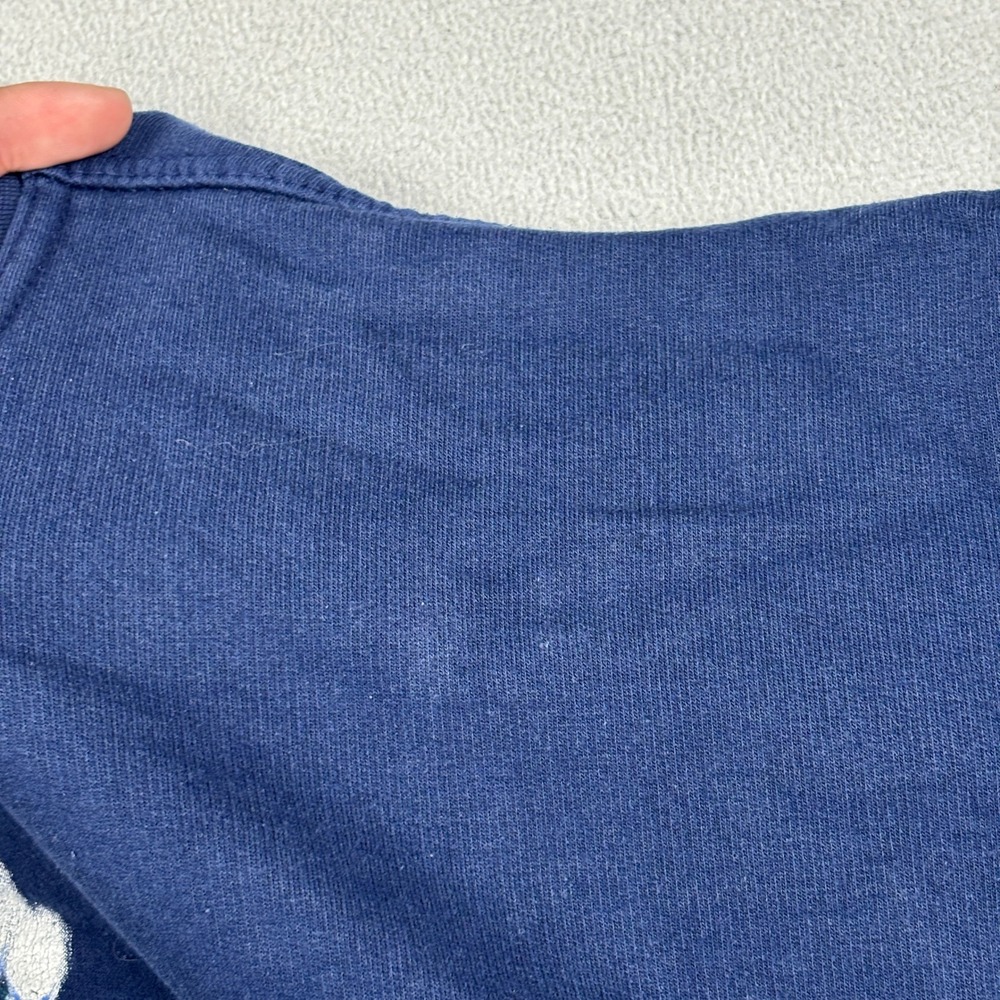 Vintage Northern Reflections Wolf Graphic Sweatshirt Navy Blue Mens Pullover - Picture 6 of 7